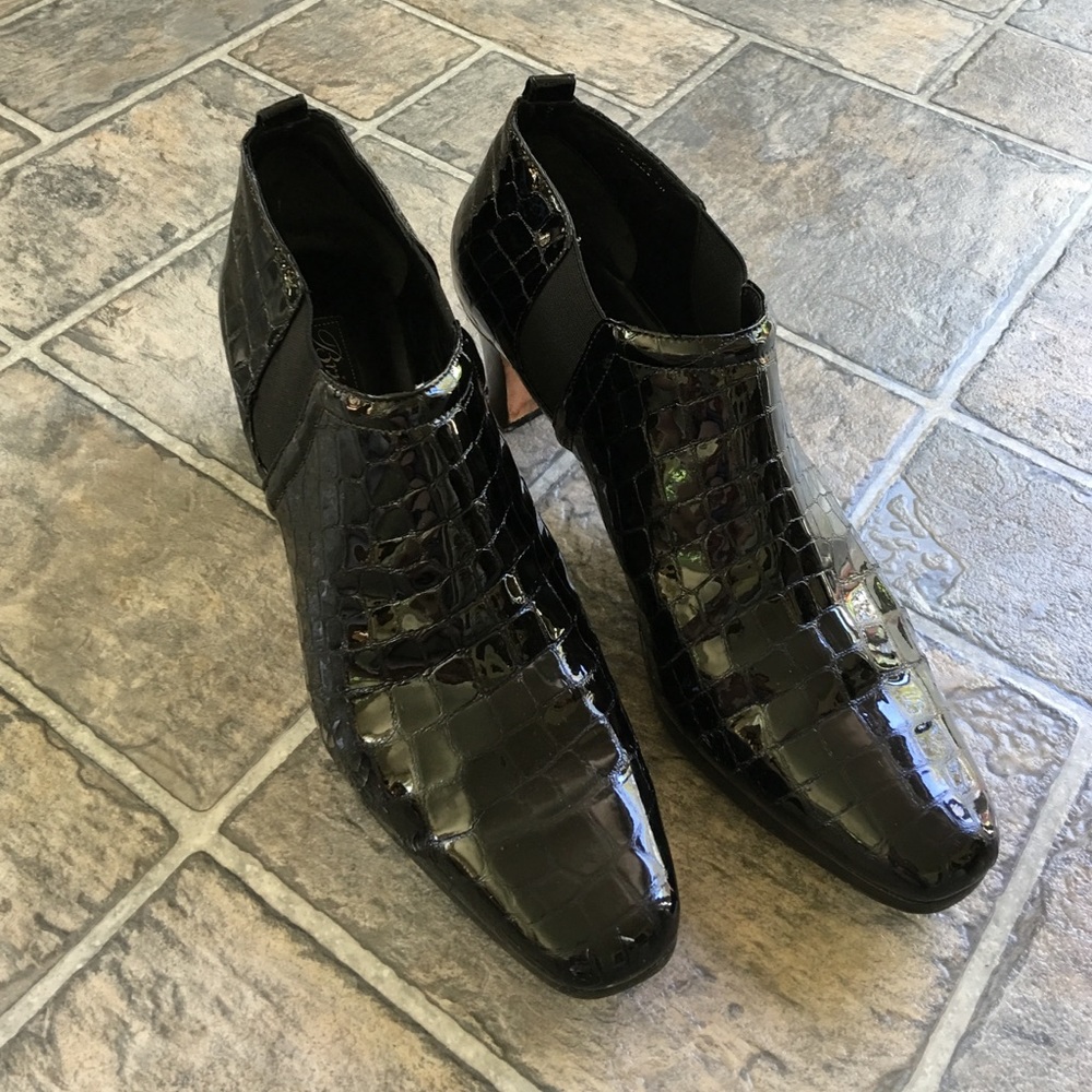 Black Heeled Brighton Boots